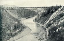 The Loftiest Bridge East of the Rocky Mountains 1922. Creator: Unknown