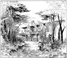 The log house Idaho near Ringwood, Hampshire, 1898.Artist: Edward William Charlton