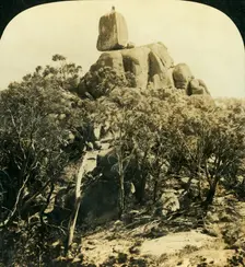 The Look-Out Rock, Buffalo Ranges, Victoria, Australia c1909. Creator: George Rose