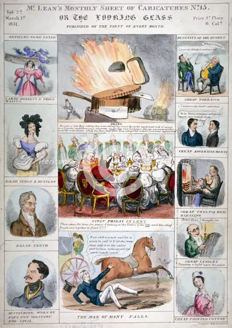 The Looking Glass, 1831. Artist: Anon