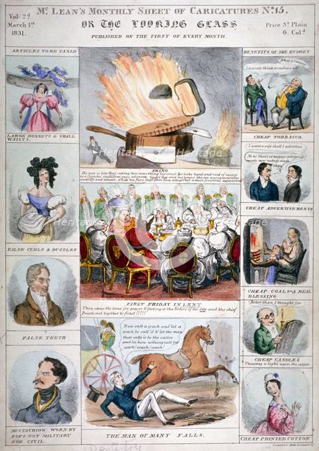 The Looking Glass, 1831. Artist: Anon