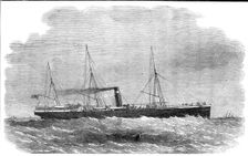 The London and Edinburgh Shipping Company's new steam-ship Oscar, 1861. Creator: Edwin Weedon