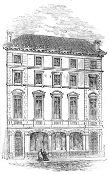 The London and Westminster Bank - Holborn Branch, 1854. Creator: Unknown
