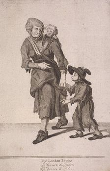The London Beggar Cries of London, (c1688?). Artist: Anon