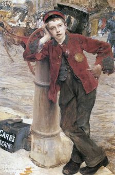 The London Bootblack 1882. Artist: Jules Bastien-Lepage