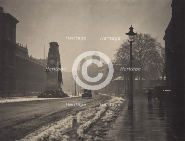 The London cenotaph, 1920s. Creator: Harry Moult.
