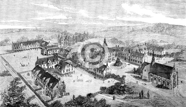 The London Orphan Asylum, Watford, 1871. Creator: Unknown.