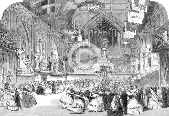 The London Rifle Brigade Ball at Guildhall, 1861. Creator: Unknown.