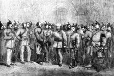 The London Scottish Volunteers, 1862. Creator: W Thomas