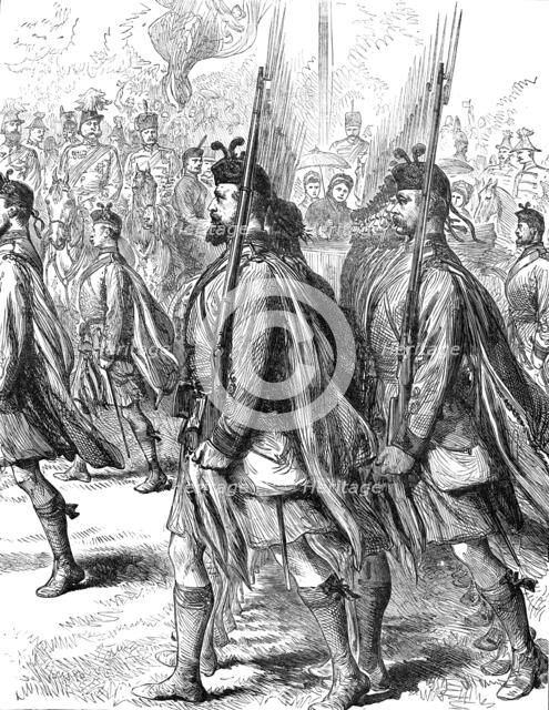 The London Scottish Volunteers, 1881. Creator: Unknown.