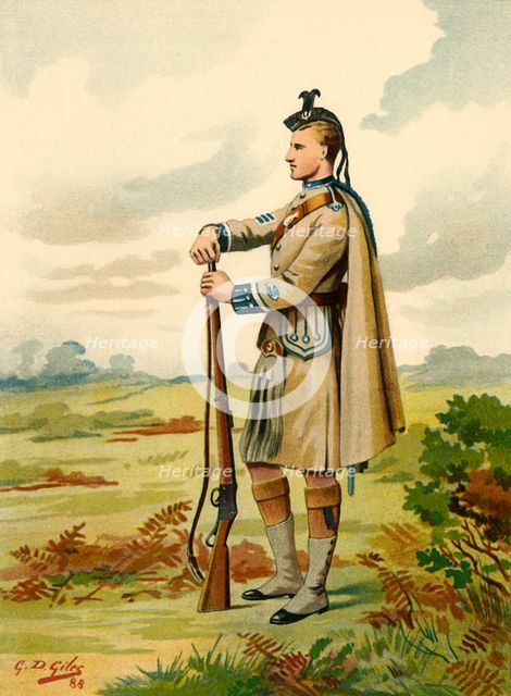 'The London Scottish - Volunteers', 1890. Creator: Godfrey Douglas Giles.