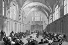 The London school-board's new office on the Thames Embankment, London, 1875