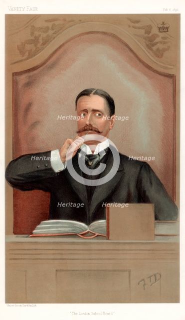 'The London School Board', the Marquess of Londonerry, 1896.Artist: FTD