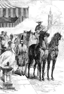 The London Season - Going to the Drawingroom, 1856. Creator: Edmund Morin