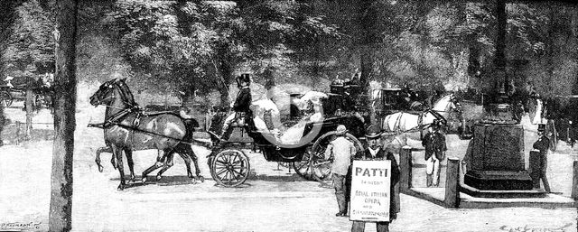The London Season: Kensington Gardens, 1895. Creator: P Naumann.