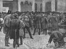 'The London Stock Exchange - The American Market 1891. Creator: William Lockhart Bogle