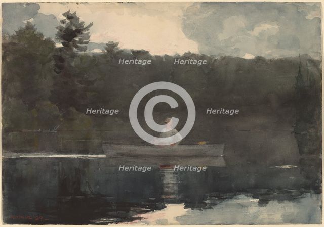 The Lone Fisherman, 1889. Creator: Winslow Homer.