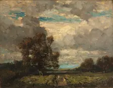 The Lone Sentinel, 1895. Creator: Henry Ward Ranger (American, 1858-1916)