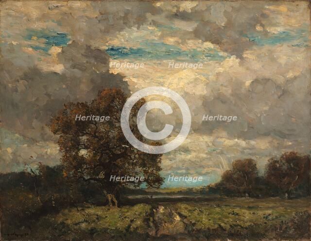 The Lone Sentinel, 1895. Creator: Henry Ward Ranger (American, 1858-1916).