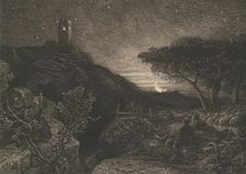 The Lonely Tower, 1879. Creator: Samuel Palmer