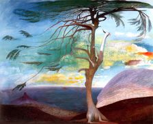 The Lonely Cedar, 1907. Creator: Kosztka Csontváry, Tivadar (1853-1919)
