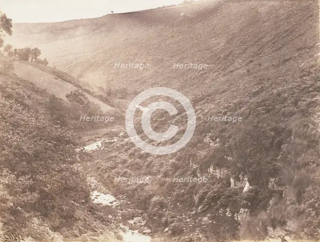 The Lonely Glen, 1853-56. Creator: John Dillwyn Llewelyn.