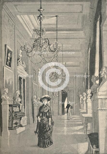 'The Long Gallery, Musée De L'Opéra', 1886. Artist: Unknown.