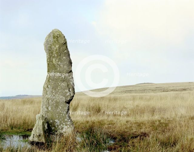 The Long Stone, Challacombe, Exmoor, Devon, 1999. Artist: EH/RCHME staff photographer