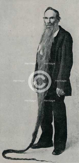 'The Longest Beard on Record', 1896, (1910). Artist: Unknown.