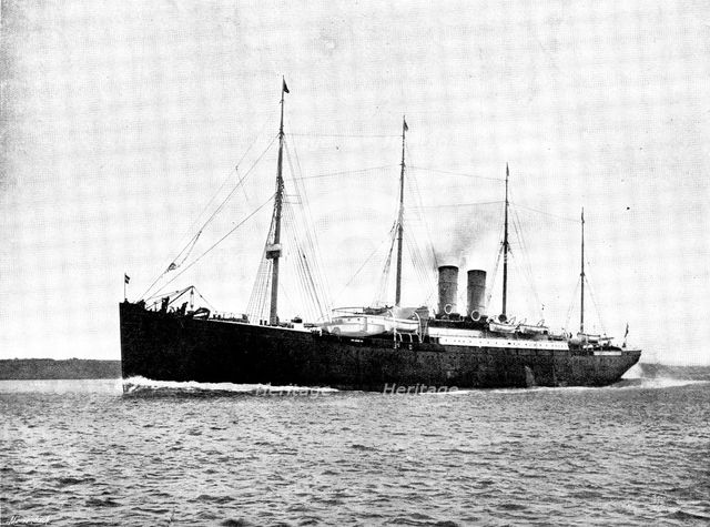The Loss of the North German Lloyd steam-ship "Elbe,"..., 1895. Creator: Symonds.