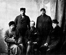 The Loss of the North German Lloyd steam-ship "Elbe": some of the survivors, 1895. Creator: Walter Boughton