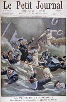 The loss of the French destroyer Framee 1900