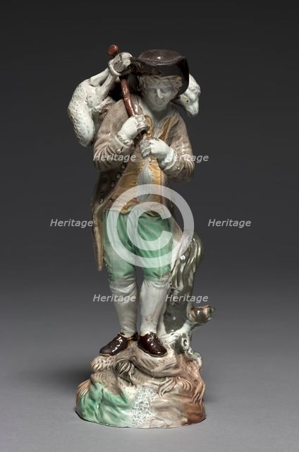 The Lost Sheep, c. 1770. Creator: Staffordshire Factory (British); John Voyez (French).