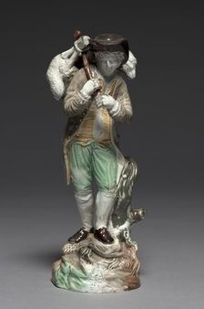 The Lost Sheep, c. 1770. Creator: Staffordshire Factory (British); John Voyez (French)