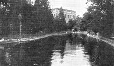 The lost paradise of a fallen sultan: the Park and Lake at Yildiz Kiosk, 1909. Creator: Unknown