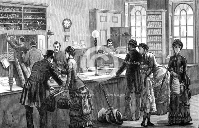 The Lost Property Office, Metropolitan Police Department, Scotland-Yard, 1883. Creator: Unknown.