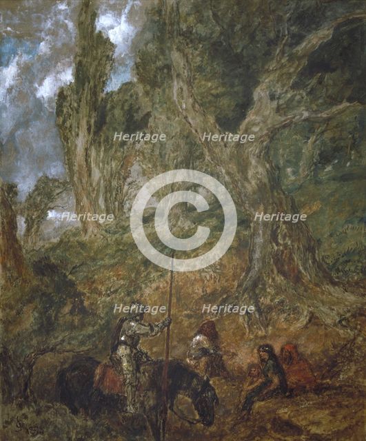 'The Lost Route', 1894.                                      Artist: Sir John Gilbert