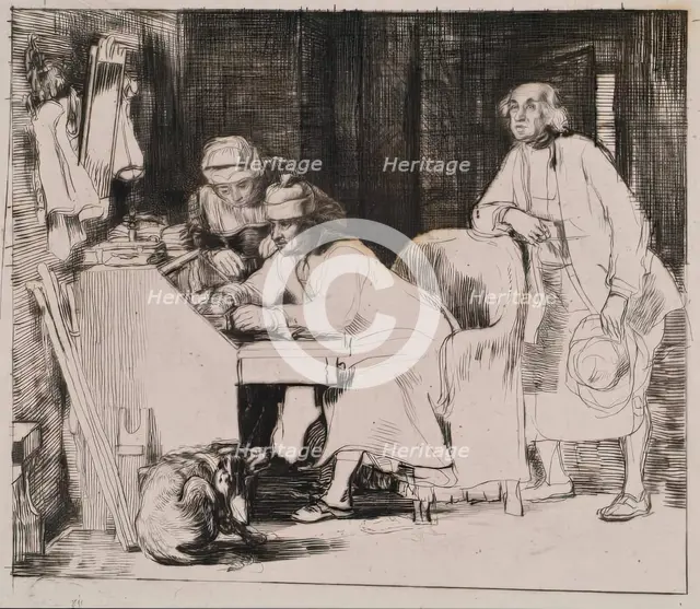 The Lost Receipt, 1807. Creator: David Wilkie.