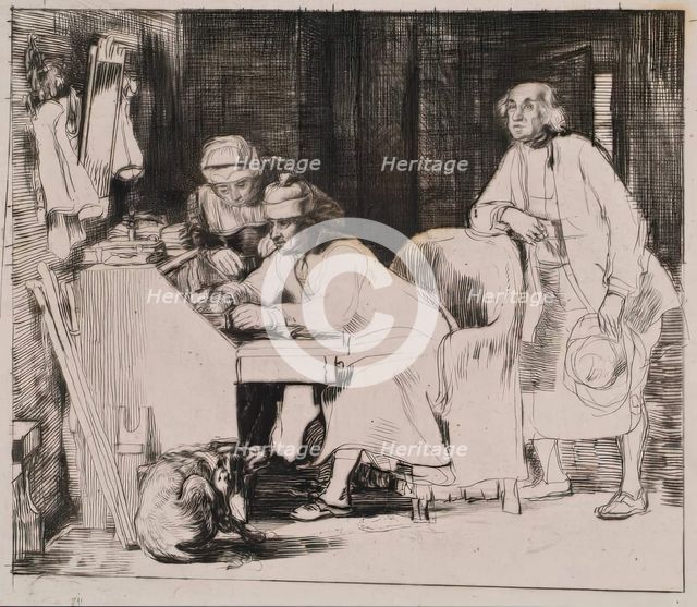 The Lost Receipt, 1807. Creator: David Wilkie.
