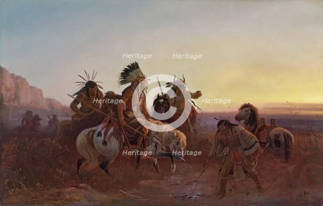 The Lost Trail, 1856. Creator: Charles Ferdinand Wimar.