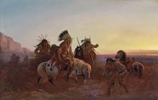 The Lost Trail, 1856. Creator: Charles Ferdinand Wimar