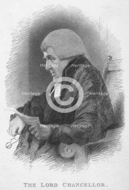 'The Lord Chancellor', c1820. Creator: T Wright.