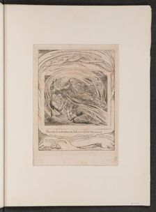 The Lord Answering Job out of the Whirlwind, 1825. Creator: William Blake