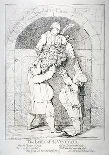 The Lord of the Vineyard 1783. Artist: Anon