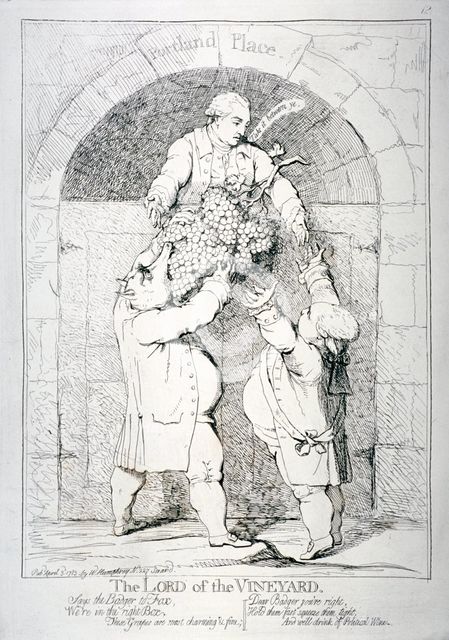 'The Lord of the Vineyard', 1783.                   Artist: Anon