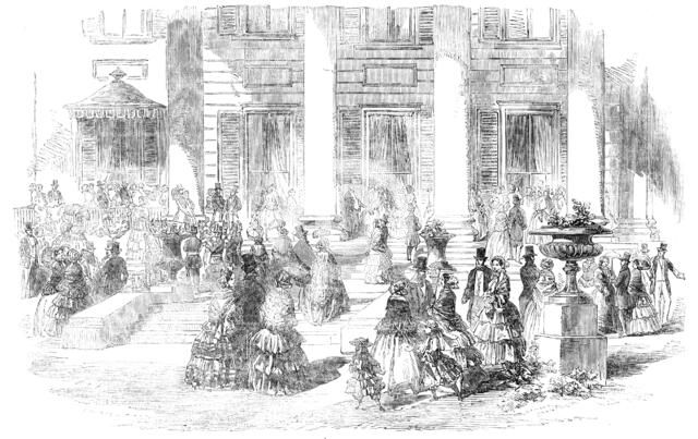 The Lord Lieutenant's Reception and Promenade, Dublin, 1856.  Creator: Unknown.