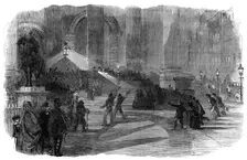 The Lord Mayor Proclaiming at the Royal Exchange the Victory on the Alma, 1854. Creator: Unknown