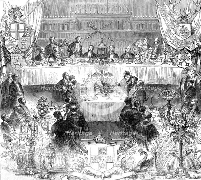 The Lord Mayor's Table, 1873. Creator: H. Crane.