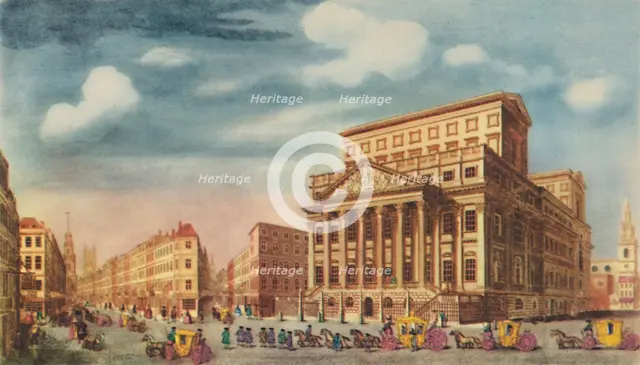 'The Lord Mayor's Mansion House', 1745, (1948).  Creator: Paul Fourdrinier.