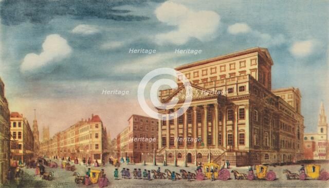 'The Lord Mayor's Mansion House', 1745, (1948).  Creator: Paul Fourdrinier.